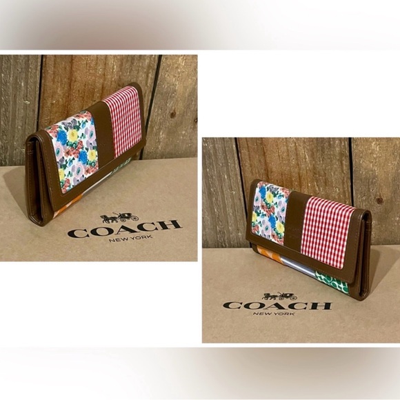 Coach Multicolor Patchwork Wallet - Picture 4 of 9